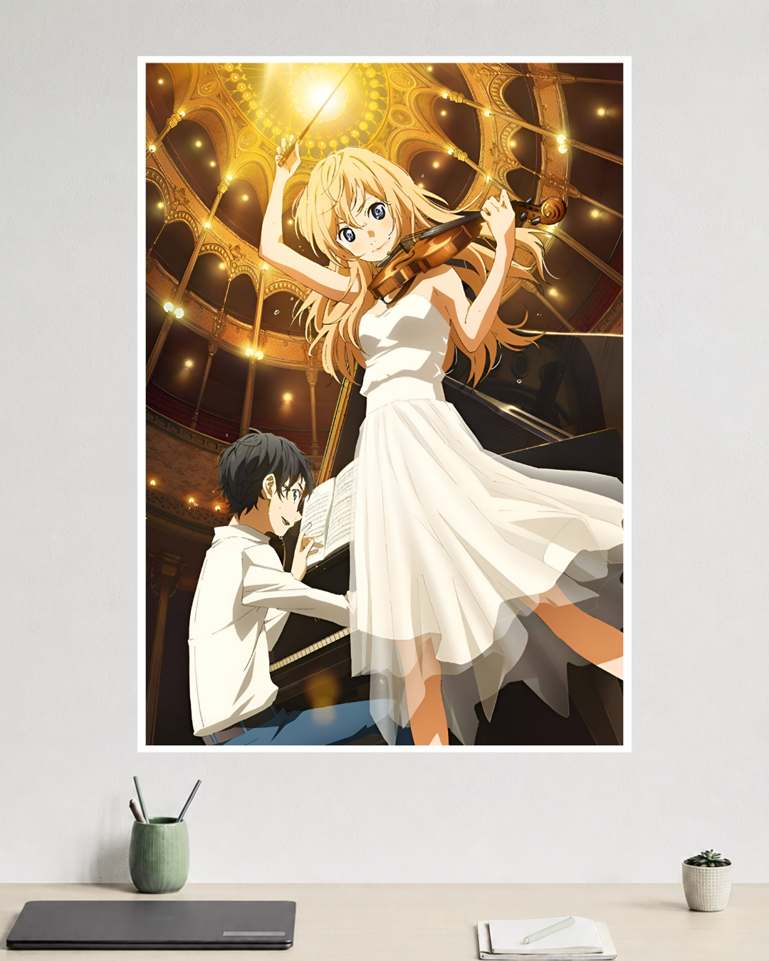 Your Lie in April | Kaori & Kousei | Anime Poster