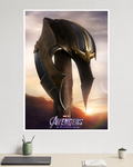 Thanos Helmet | Avengers Endgame | Marvel Poster