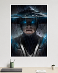 Mortal Kombat Raiden | Thunder God | Game Poster