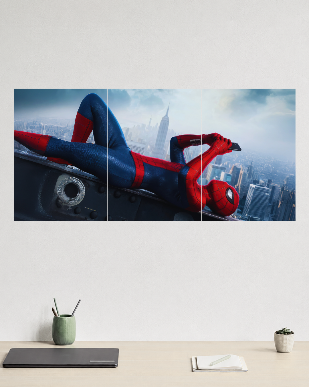 Spider-Man – Three Panel Split Poster