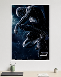 Spider-Man 3 Movie Poster | Spider-Man vs Venom Symbiote | Marvel Poster