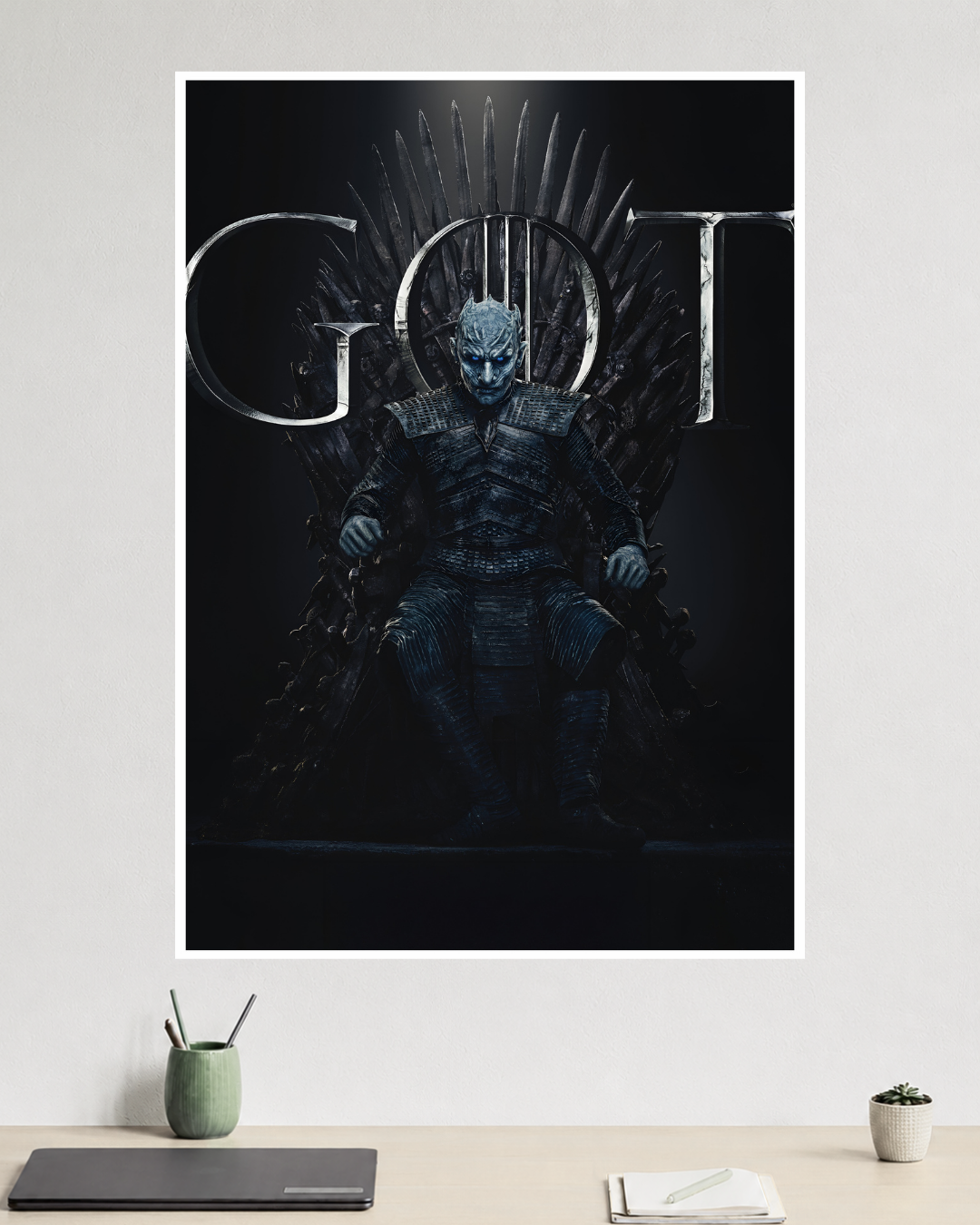 Game of Thrones Night King | GOT Iron Throne | TV-Series Poster