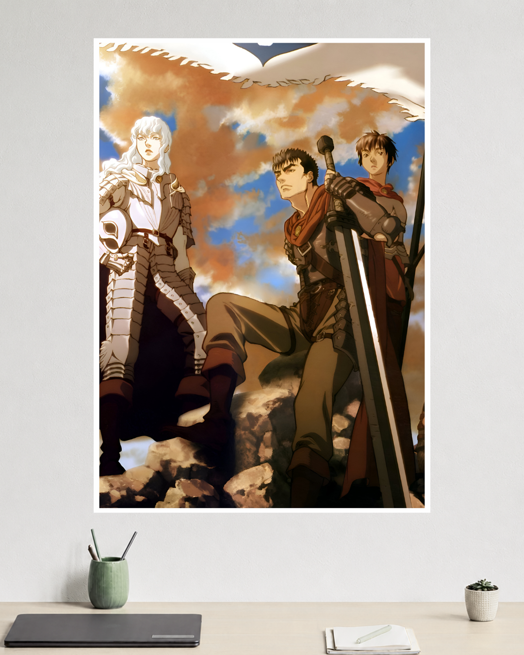 Berserk | Guts, Griffith & Casca | Anime Poster