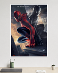 Spider-Man 3 Movie Poster | Spider-Man vs Venom Symbiote | Marvel Poster