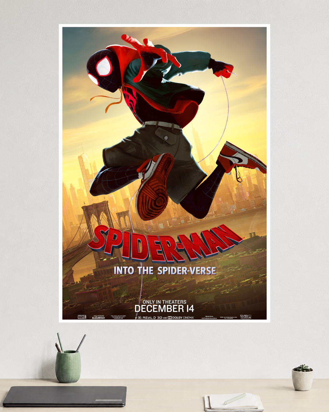 Miles Morales | Spider-Man:  Into the Spider-Verse | Marvel Poster