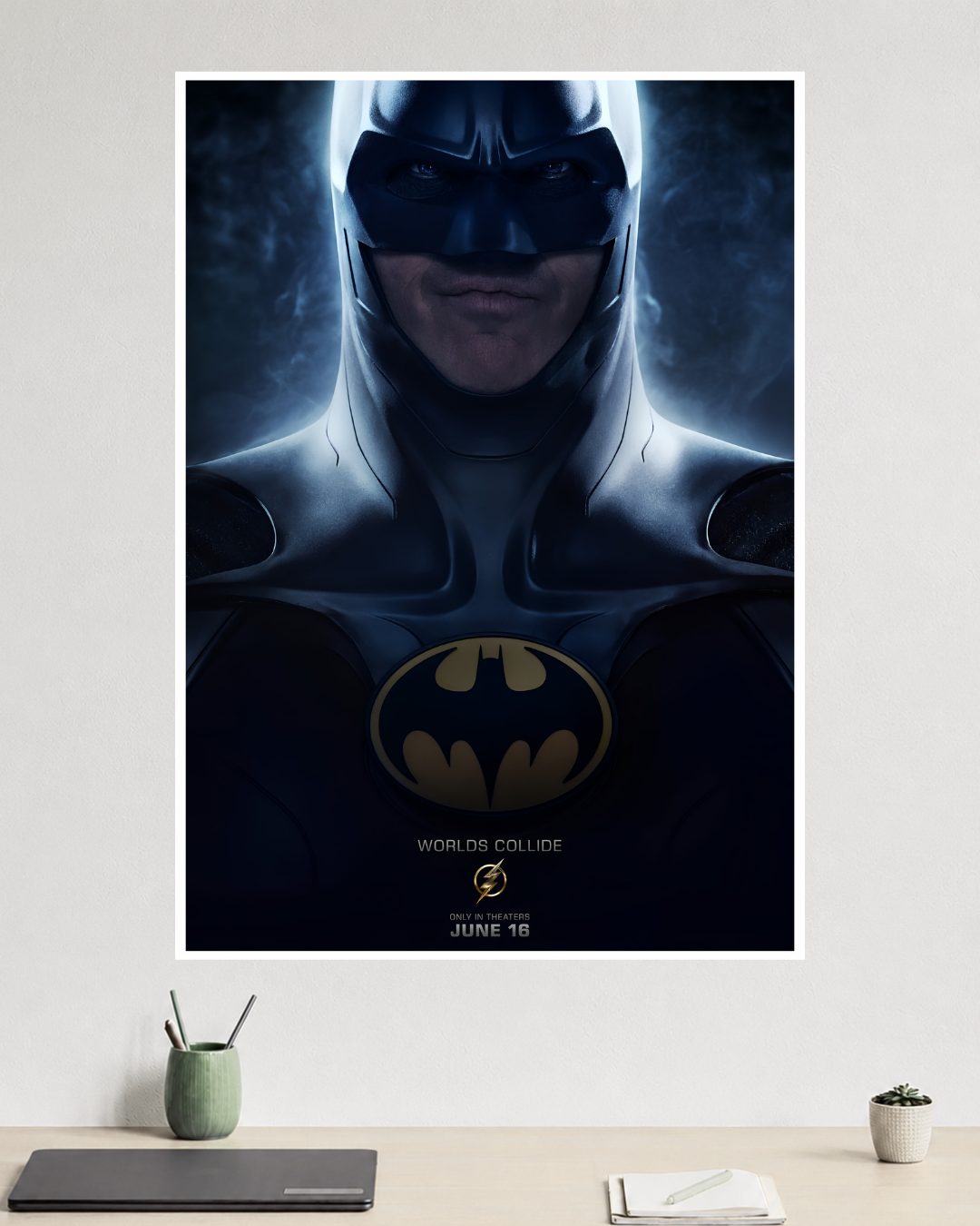 Batman | Worlds Collide | Dark Knight | DC Poster