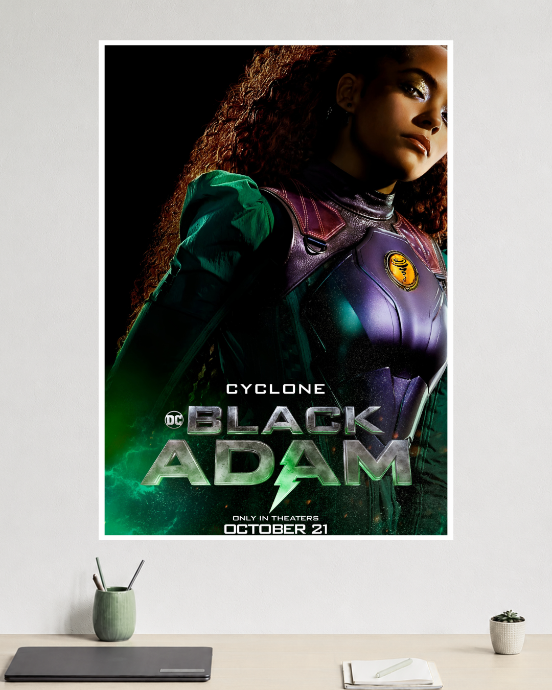 Cyclone | Black Adam | Quintessa Swindell | DC Poster