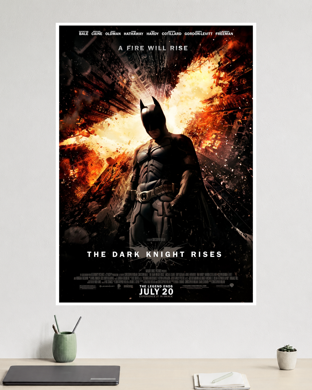 Batman | Christian Bale | The Dark Knight Rises | DC Poster