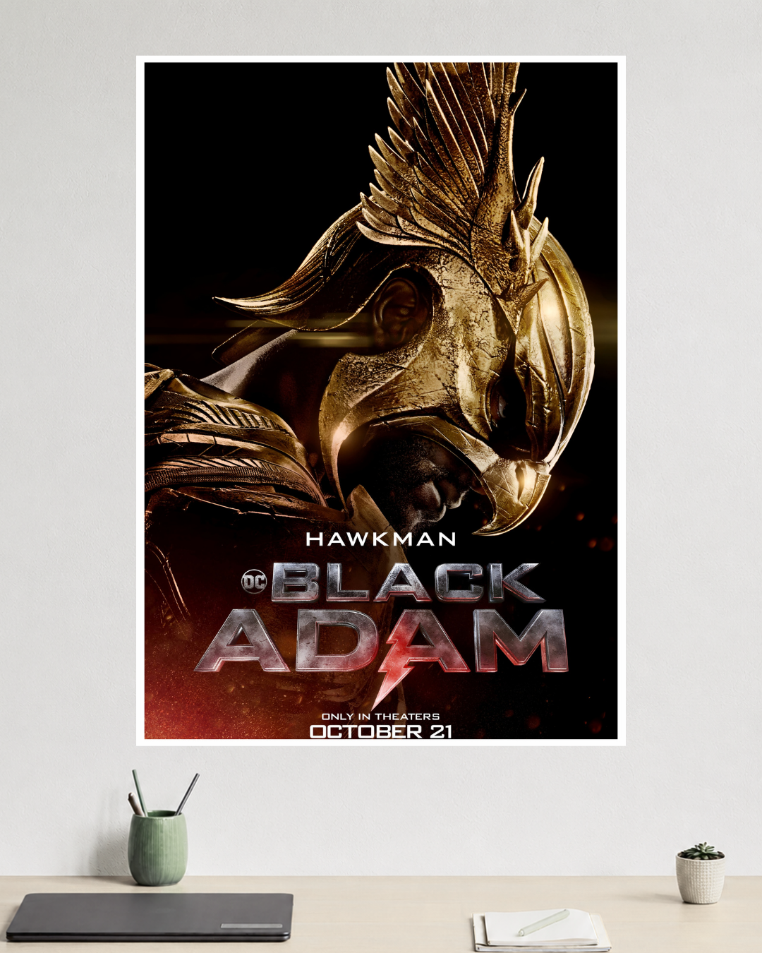 Hawkman | Black Adam | Aldis Hodge | DC Poster