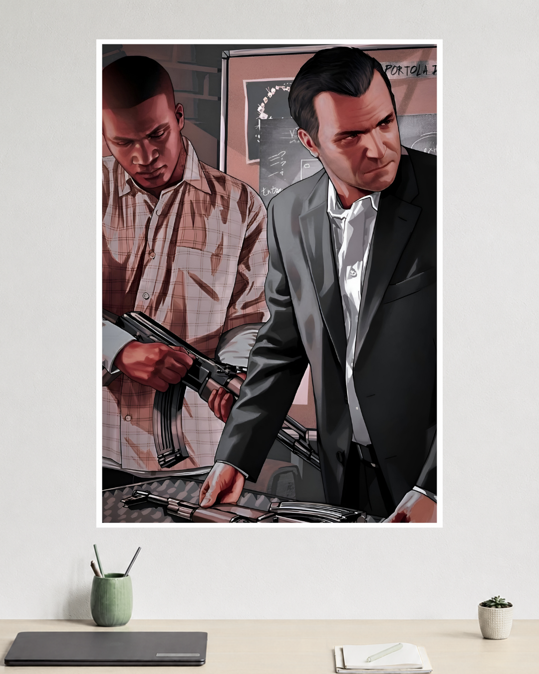 Grand Theft Auto V | GTA 5 | Michael, Trevor & Franklin | Game Poster