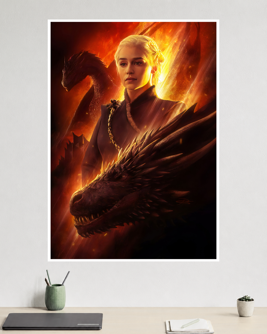 Daenerys Targaryen & Dragons | Game of Thrones | TV-Series Poster