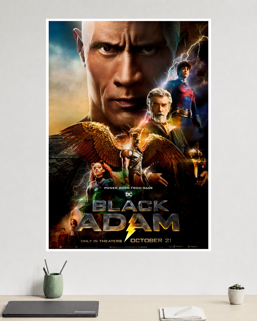 Black Adam | Dwayne Johnson | DC Poster