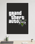 Grand Theft Auto V | GTA 5 | Michael, Trevor & Franklin | Game Poster (Copy)