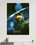 Halo Infinite | Master Chief & Cortana | Game Poster