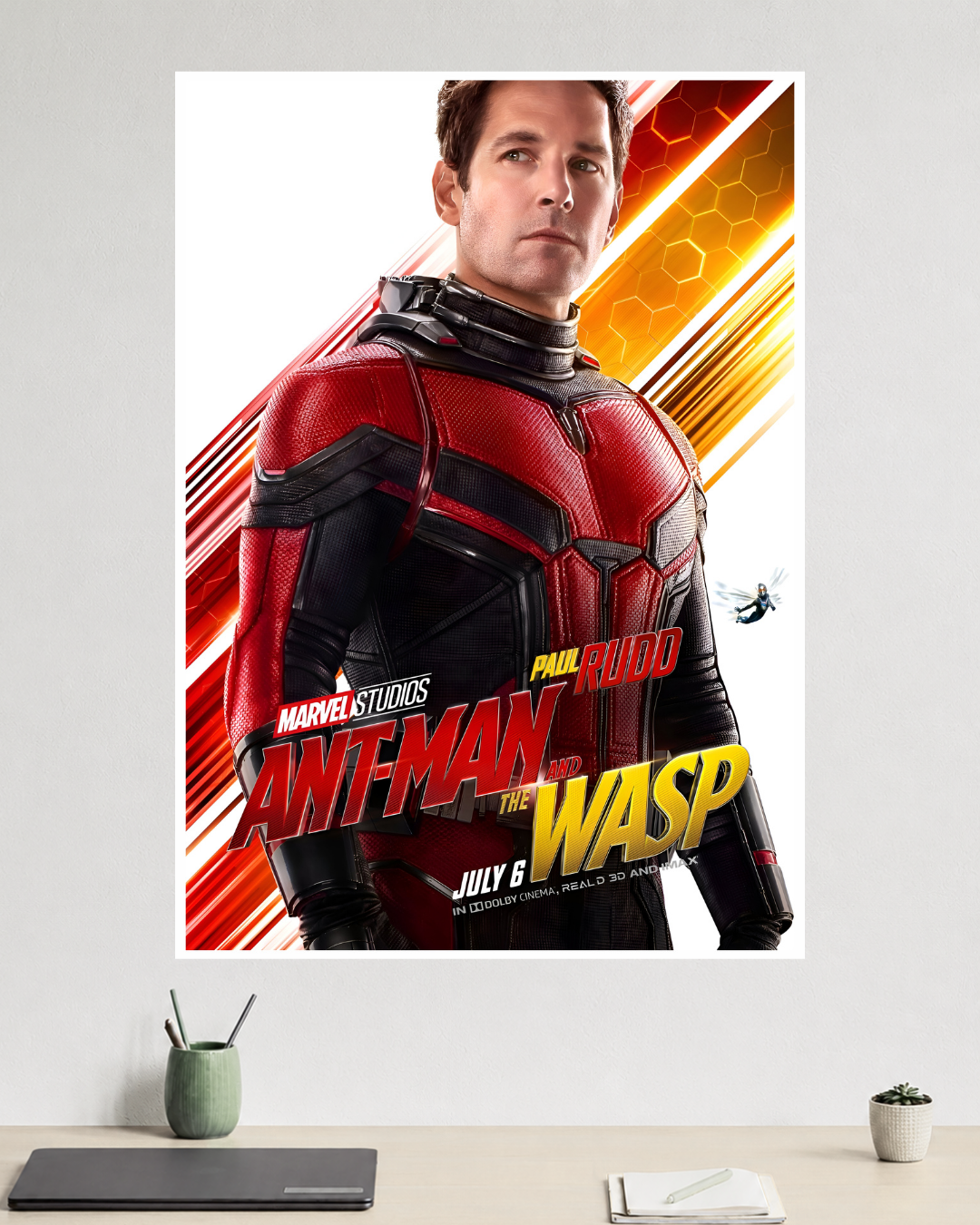 Ant-Man and the Wasp | Paul Rudd & Evangeline Lilly | Scott Lang | Marvel Poster