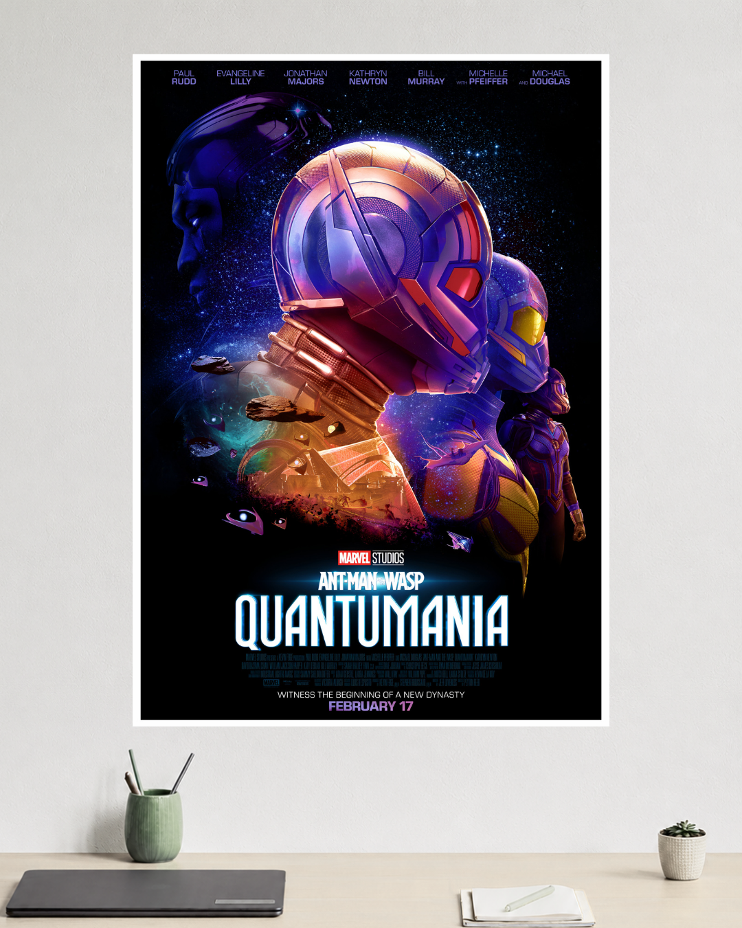 Ant-Man and the Wasp: Quantumania | Paul Rudd | Scott Lang | Marvel Poster