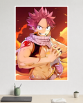 Natsu Dragneel Fire Magic Poster | Fairy Tail | Anime Poster