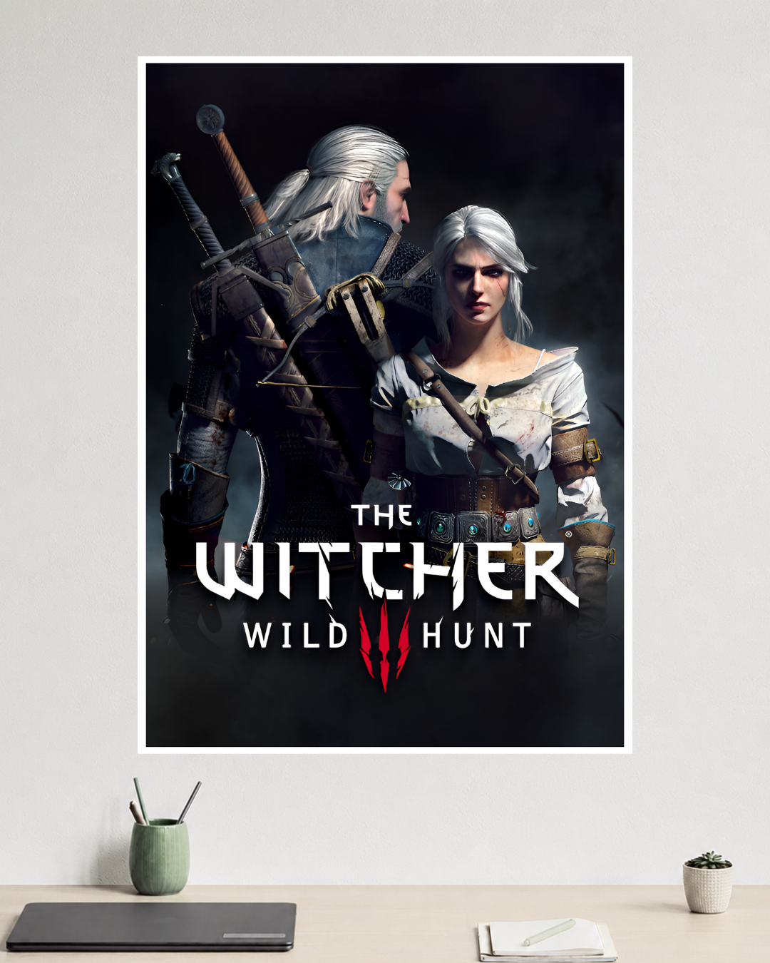 Geralt and CiriThe | Witcher 3: Wild Hunt | Game Poster