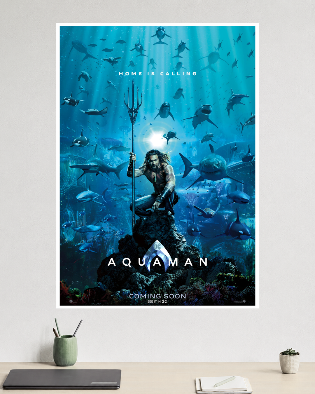 Aquaman | Jason Momoa | King of Atlantis | DC Poster