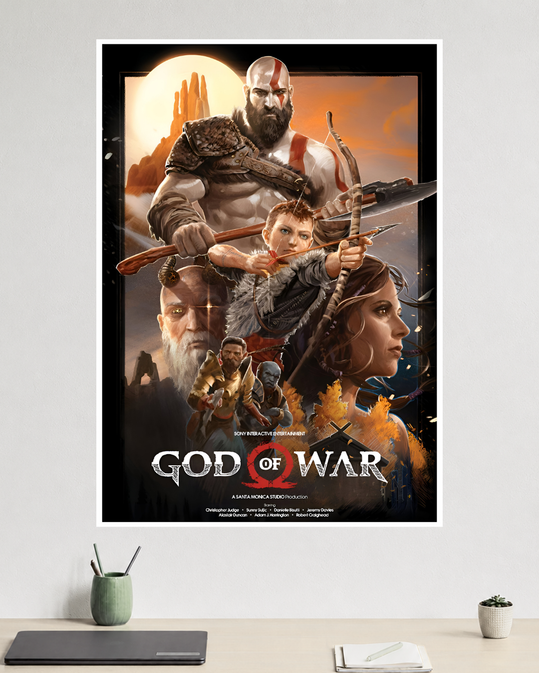 God of War | Kratos & Atreus | Game Poster