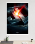 Justice League Movie Poster | Batman, Superman, Wonder Woman, Flash, Aquaman, Cyborg | DC Poster