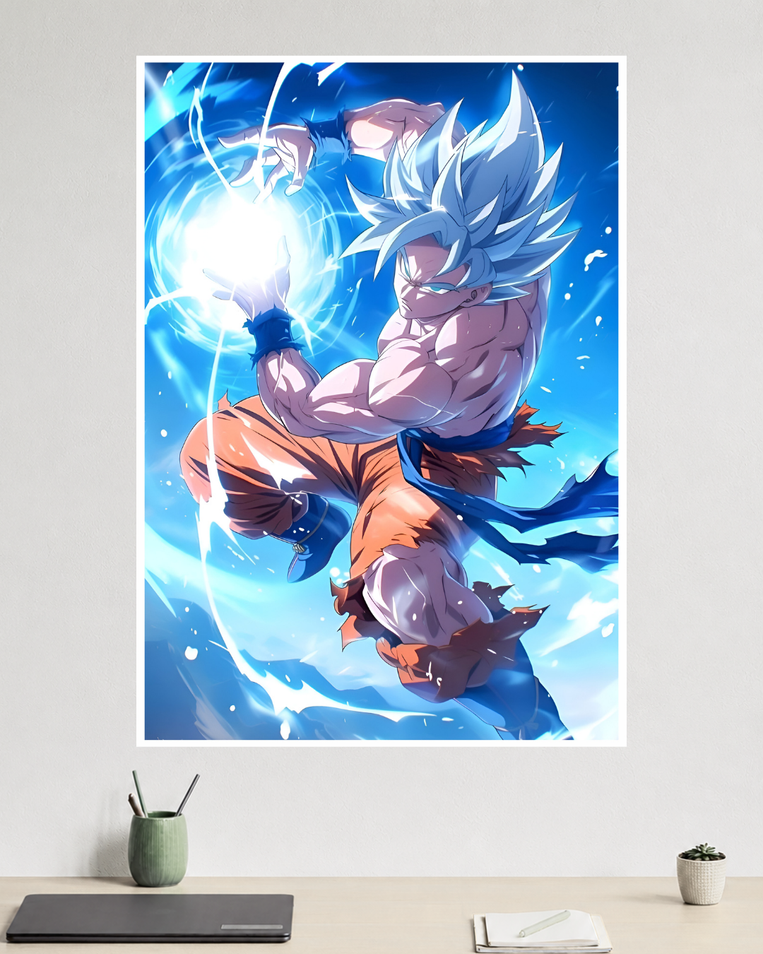 Ultra Instinct Goku | Intense Dragon Ball | Anime Poster