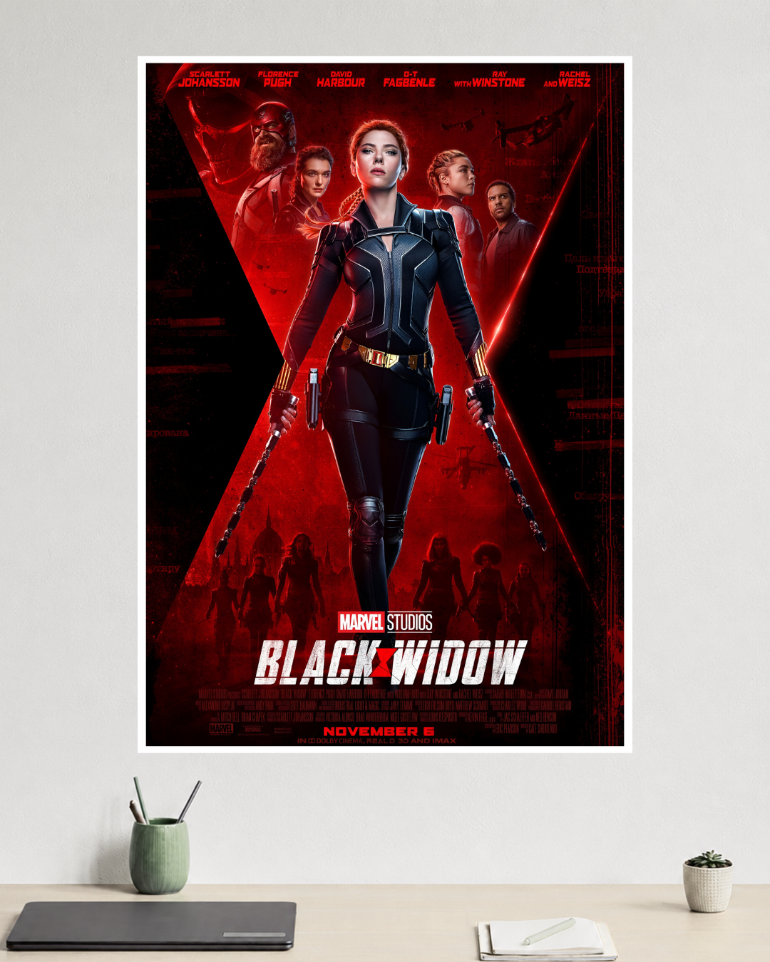Black Widow | Natasha Romanoff | Scarlett Johansson | Marvel Poster