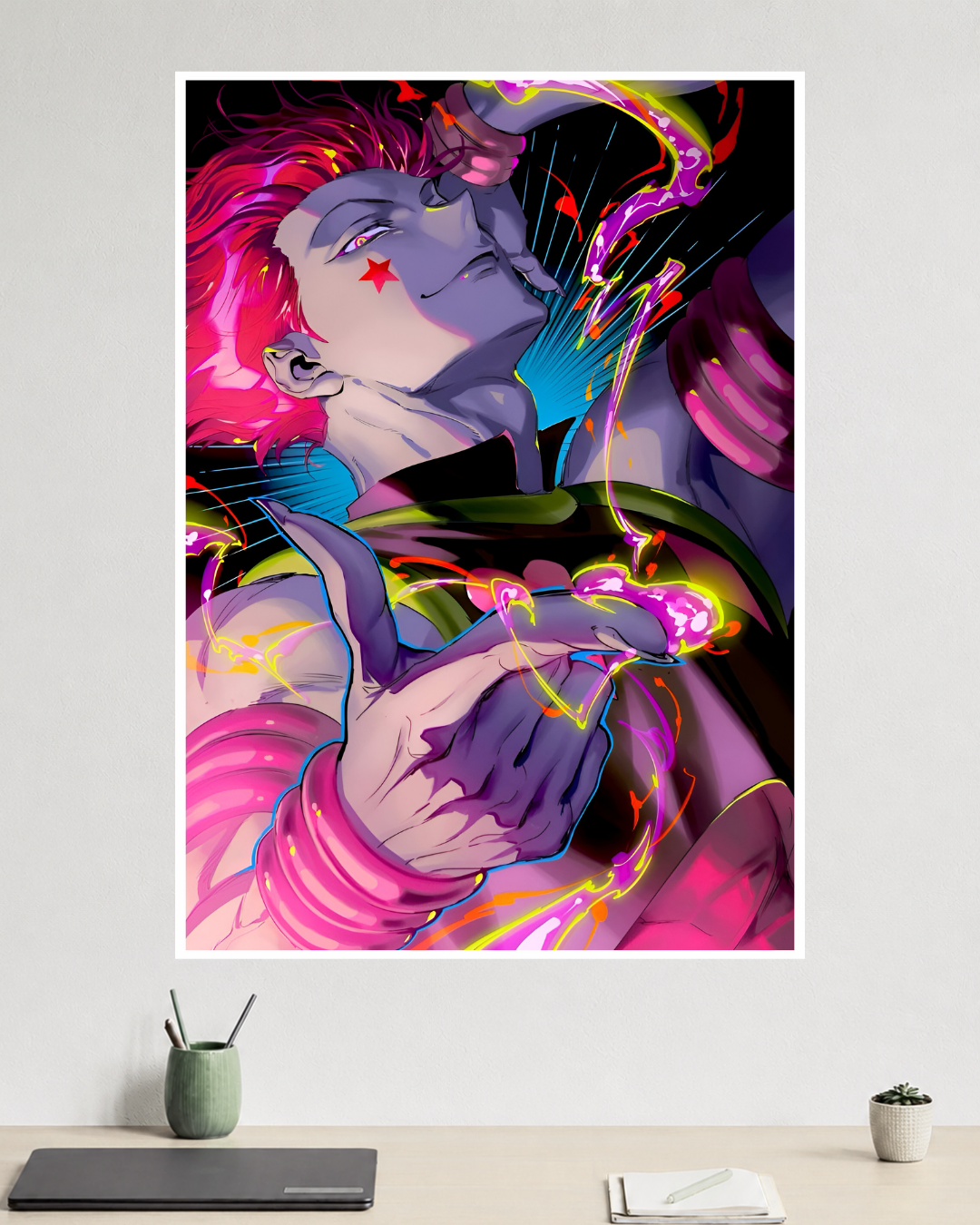 Hisoka | Vibrant Hunter x Hunter Wall | Anime Poster