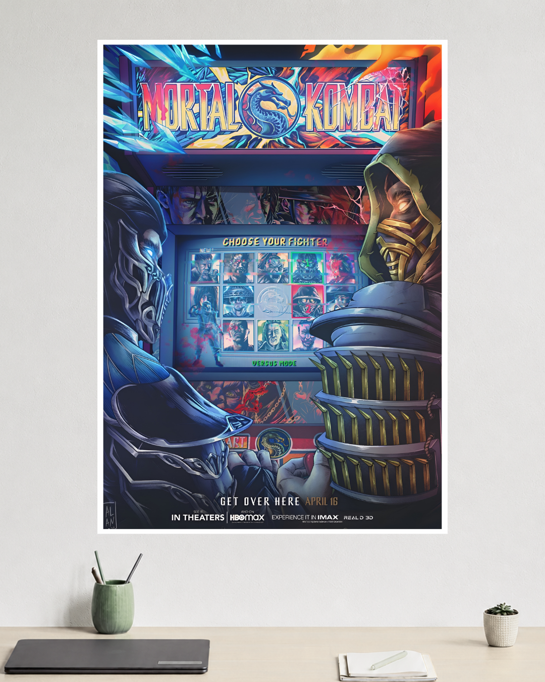 Sub-Zero & Scorpion | Mortal Kombat | Game Poster