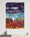 Minecraft | Creeper & Steve | Game Poster