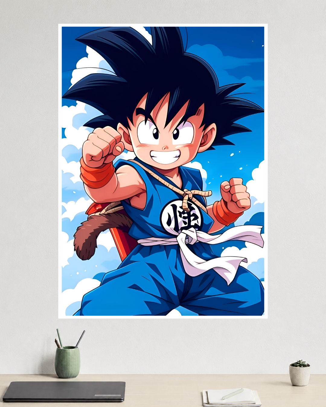 Kid Goku Adventure | Classic Dragon Ball | Anime Poster