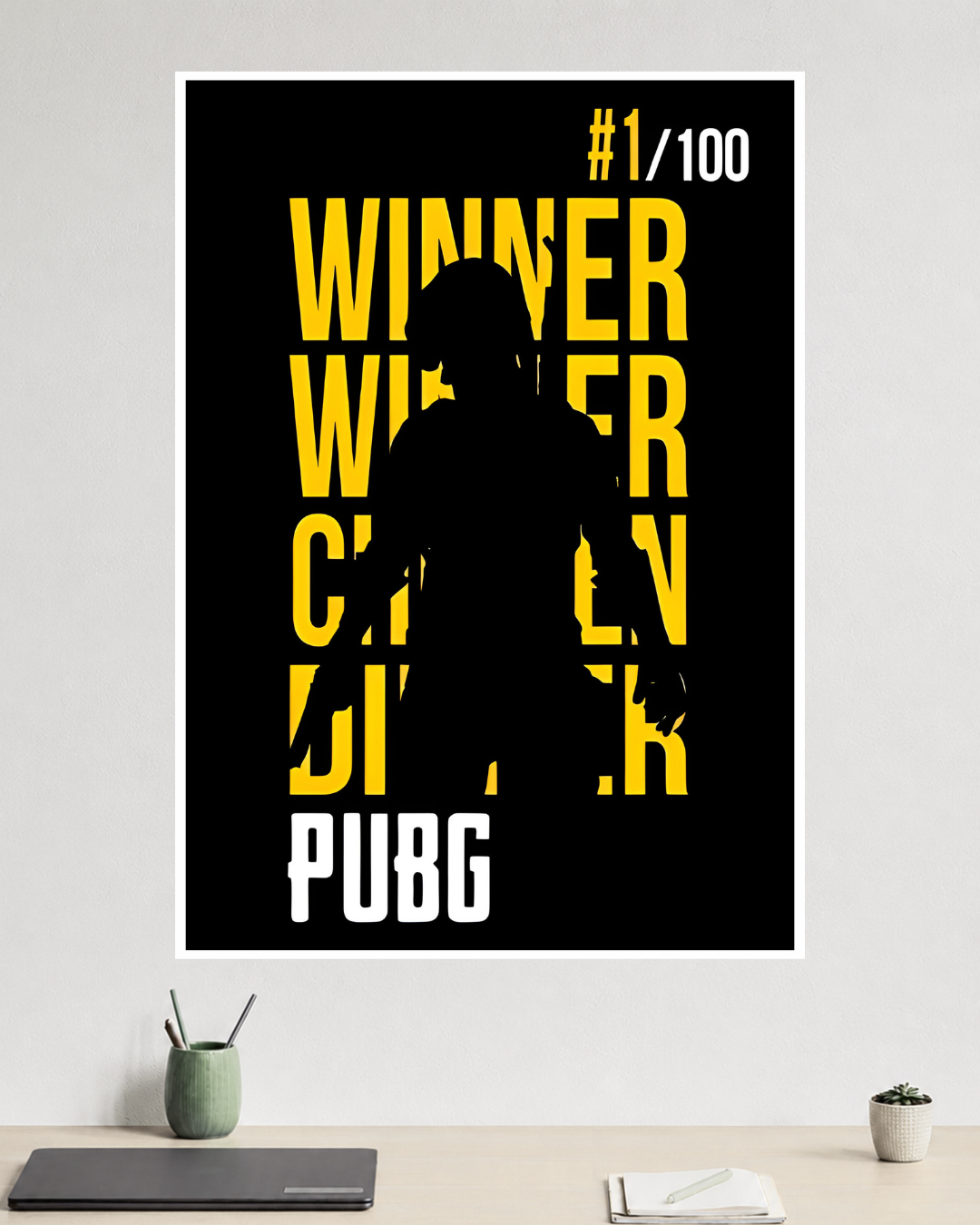 PUBG | Winner Winner Chicken Dinner | BGMI | Game Poster