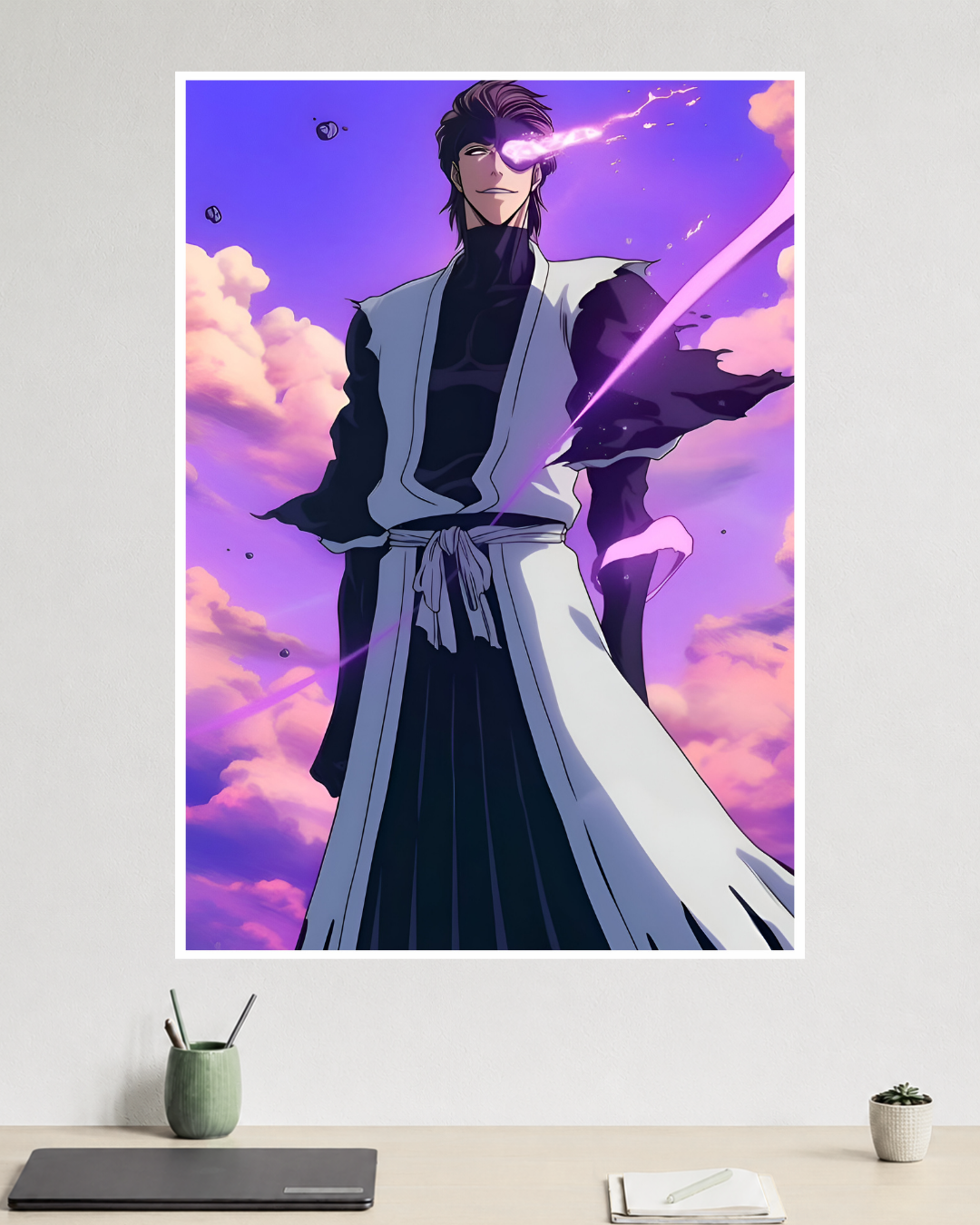 Bleach | Sosuke Aizen Anime Poster | Hogyoku Evolution | Anime Poster