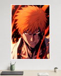Bleach | Ichigo Kurosaki Vasto Lorde Form | Hollow Transformation | Anime Poster