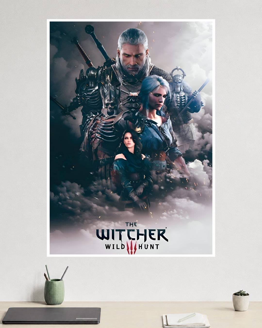 The Witcher 3: Wild Hunt | Geralt, Ciri & Yennefer | Game Poster