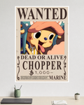 One Piece | Tony Tony Chopper | Wanted Poster | Anime Poster