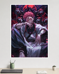 Sukuna Throne | Jujutsu Kaisen | Anime Poster