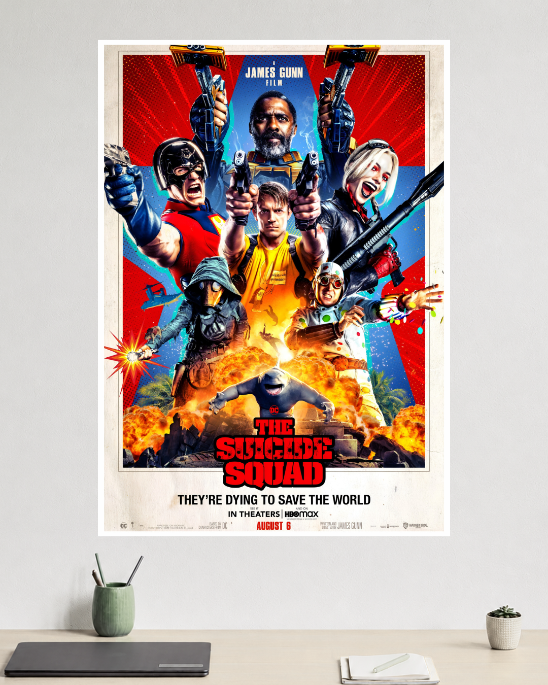 The Suicide Squad | Harley Quinn | Idris Elba | DC Poster