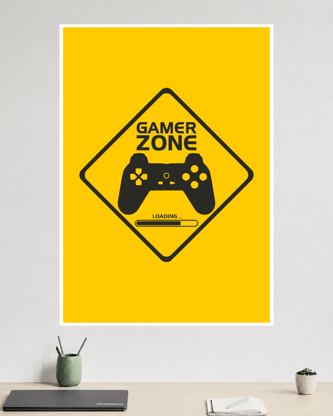Gamer Zone | Gaming Room Decor | Game Poster