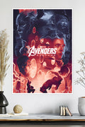 Avengers: Endgame - Portal Heroes Assemble | Marvel Poster