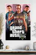 Grand Theft Auto V | GTA 5 | Michael, Trevor & Franklin | Game Poster