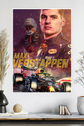 Max Verstappen | Red Bull Racing | F1 Racing Poster