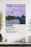 Death Bed | Powfu ft. Beabadoobee | Music Poster
