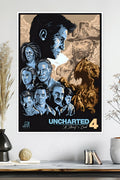 Uncharted 4: A Thief’s End Poster | Nathan Drake | Game Poster