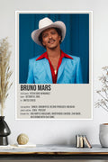 Bruno Mars | Retro Funk Pop Poster | 24K Magic | Music Poster