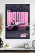 Nissan 370Z | Nezuko Kamado | Car Poster