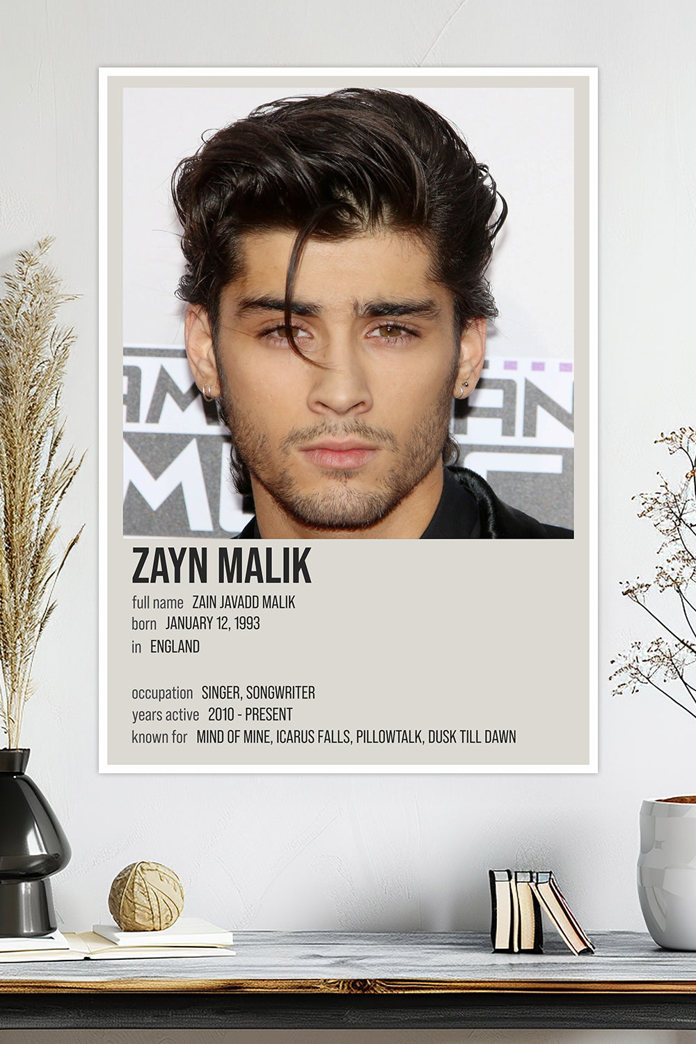 Zayn Malik  | Singer-Songwriter | Music Poster