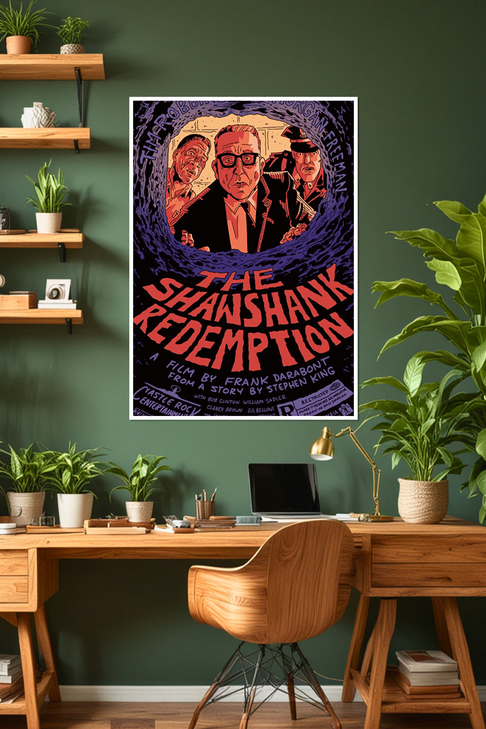 The Shawshank Redemption | Tim Robbins Morgan Freeman | Movie Poster