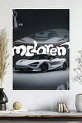 McLaren 720S | White | Car Poster