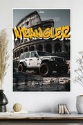 Jeep Wrangler | Colosseum | Car Poster